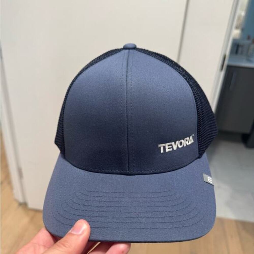 Travis Mathew Blue and‎ Black Trucker Hat  baseball cap hat branded